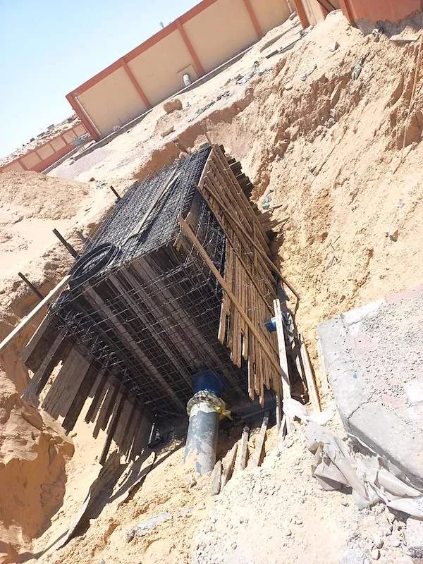 شبكات البنية التحتية وتغذية المياه بالعريش