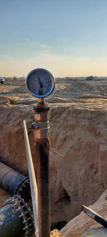 شبكات البنية التحتية وتغذية المياه بالعريش