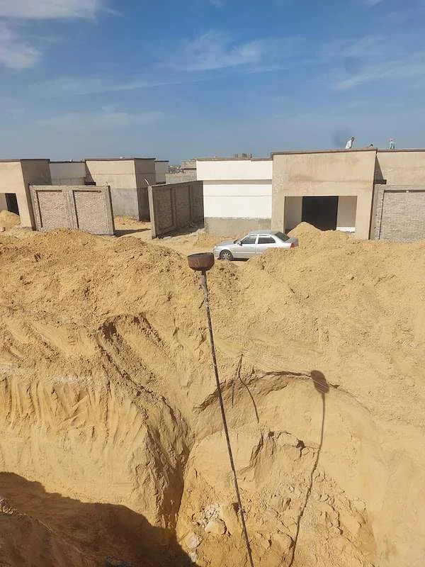البنية التحتية والإنشاءات للتجمعات البدوية — رفح