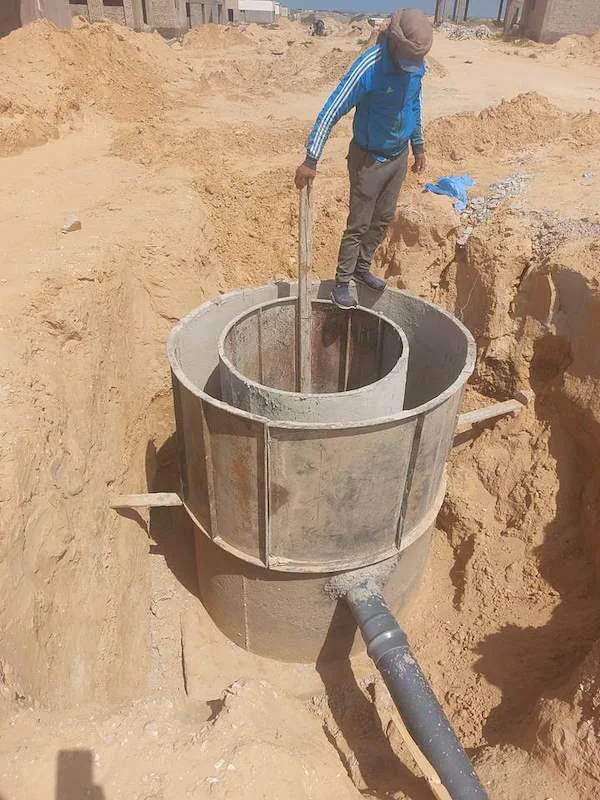 البنية التحتية والإنشاءات للتجمعات البدوية — رفح