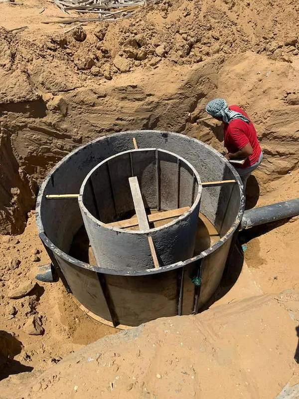 البنية التحتية والإنشاءات للتجمعات البدوية — رفح